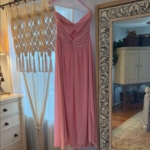 Hello Molly Strapless Pink Dress